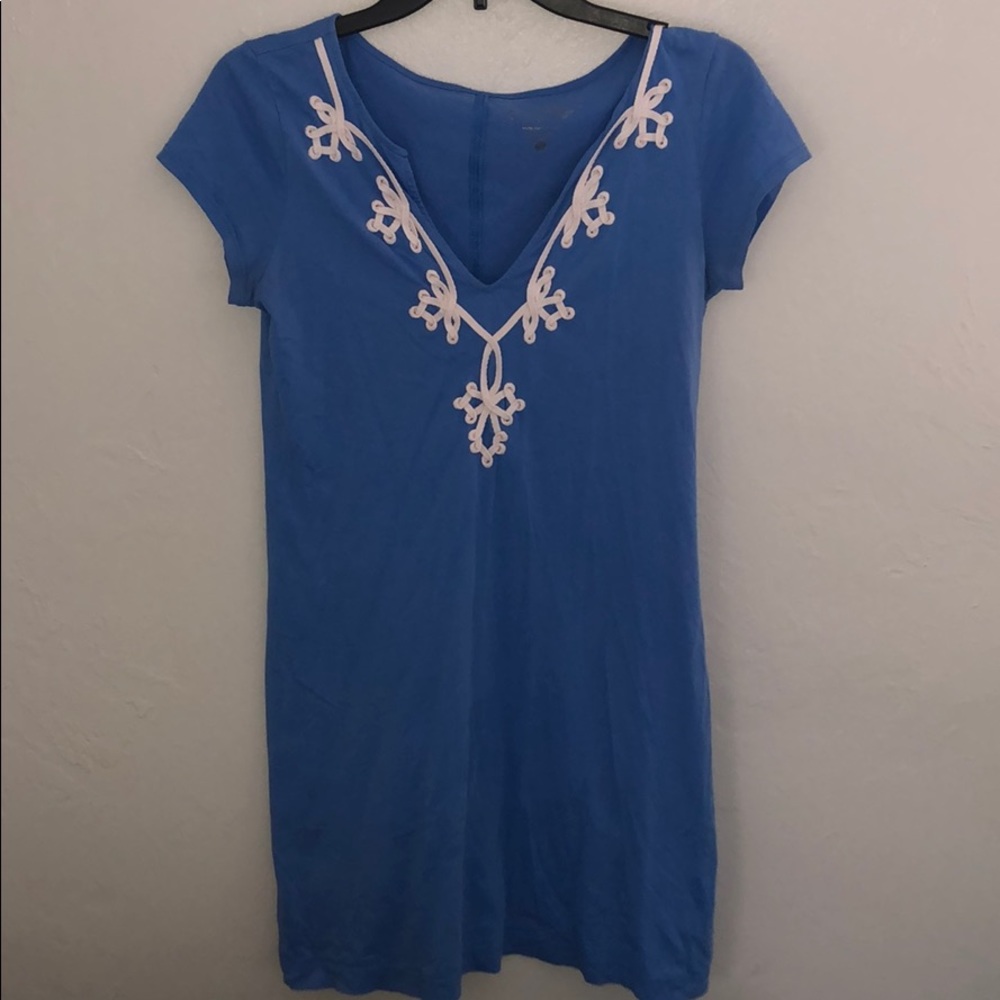 Lilly Pulitzer T-Shirt Dress (Light Blue)
